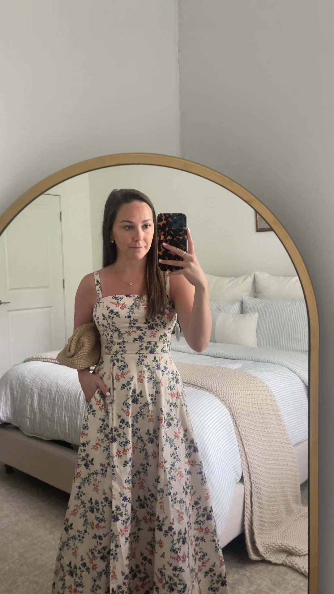 the perfect summer wedding guest dress on sale & in stock in most sizes from @Hill House Home 🤍

very lightweight & versatile with adjustable straps (!!) and pockets! Sized down to XXS

#LTKootd #LTKSeasonal #LTKWedding