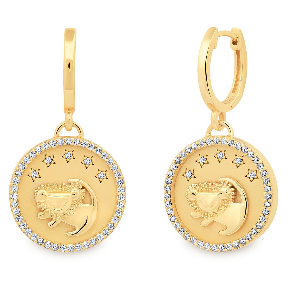 Simba Medallion Drop Earrings by CRISLU – The Lion King | Disney Store