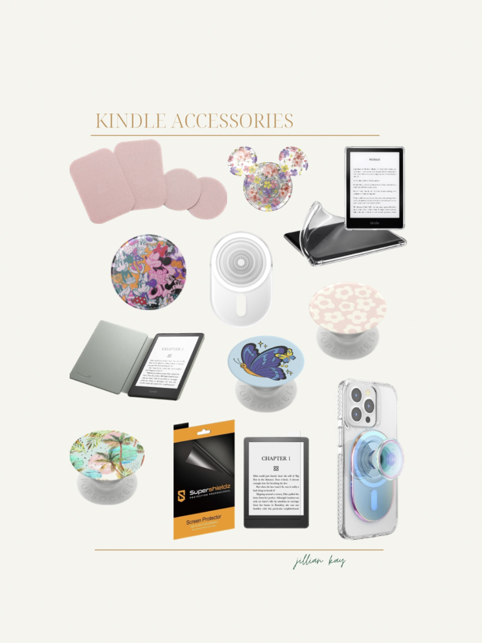 Just One More Chapter Kindle Grip/Authentic Popsockets