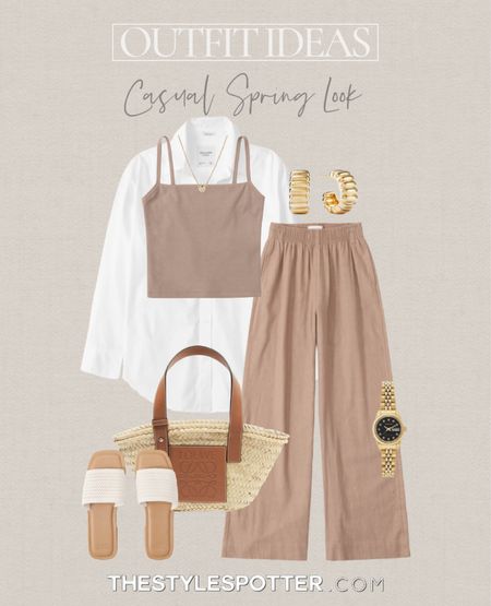 Spring Outfit Ideas 💐 Casual Spring Look
A spring outfit isn’t complete without an extra layer and soft colors. These casual looks are both stylish and practical for an easy spring outfit. The look is built of closet essentials that will be useful and versatile in your capsule wardrobe. 
Shop this look 👇🏼 🌈 🌷


#LTKFind #LTKFestival #LTKSeasonal