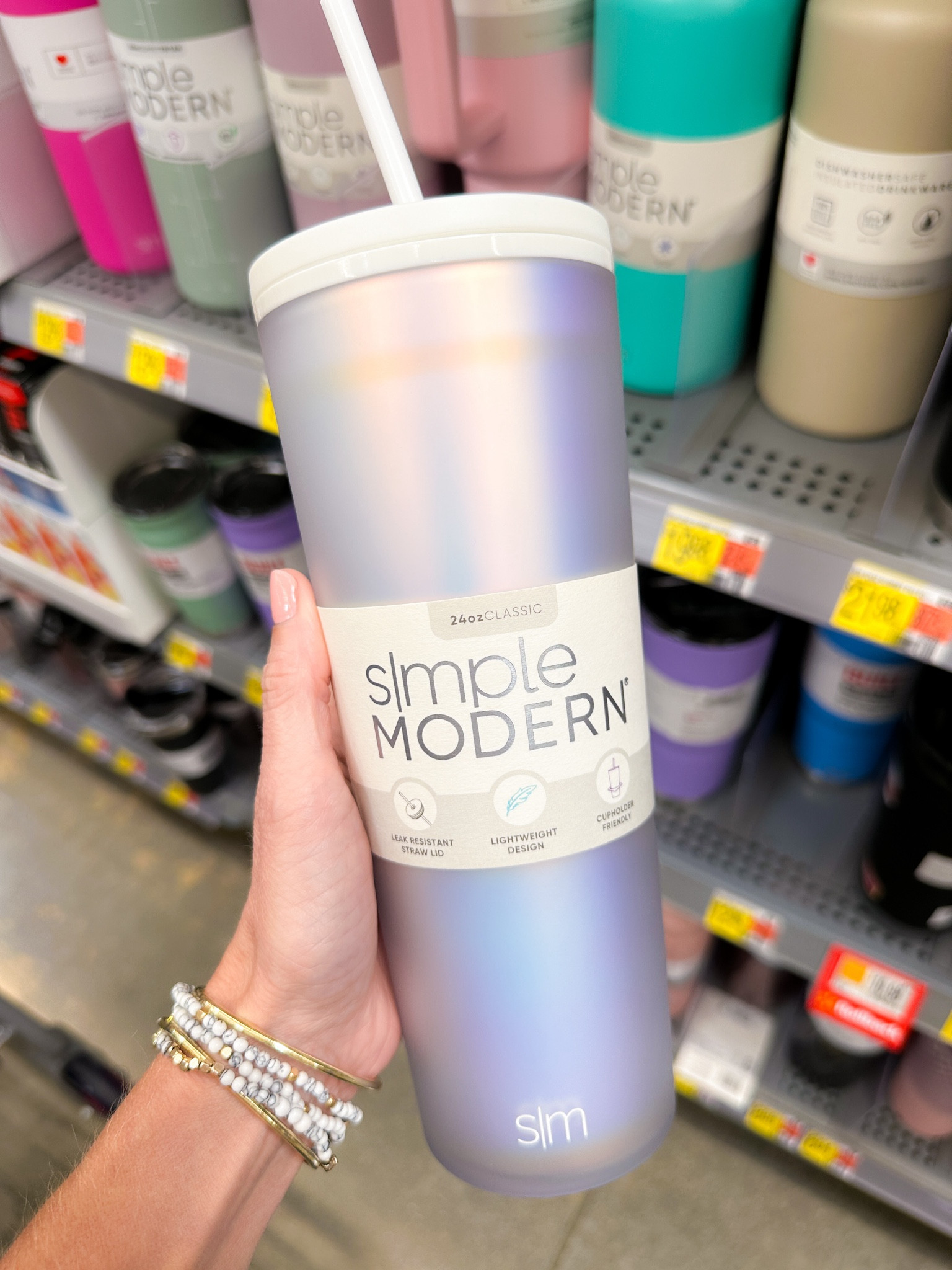 24 fl oz Double Wall Plastic Classic Tumbler with Straw at Walmartt

#LTKHome