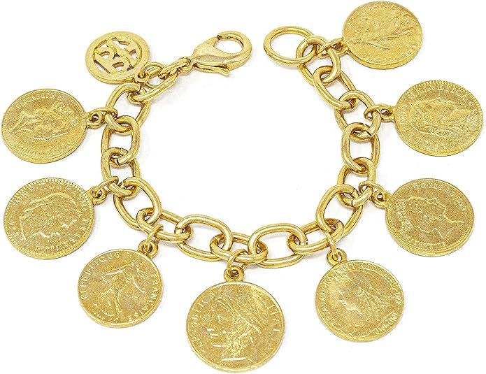 24k Gold Plated "Moroccan" Coin Vintage Bohemian Statement Jewelry Collection | Amazon (US)