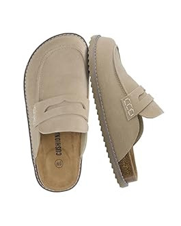 CUSHIONAIRE Zola Women’s Penny Clog Mule – Suede Slip-On with Memory Foam, Cork Footbed & Fle... | Amazon (US)