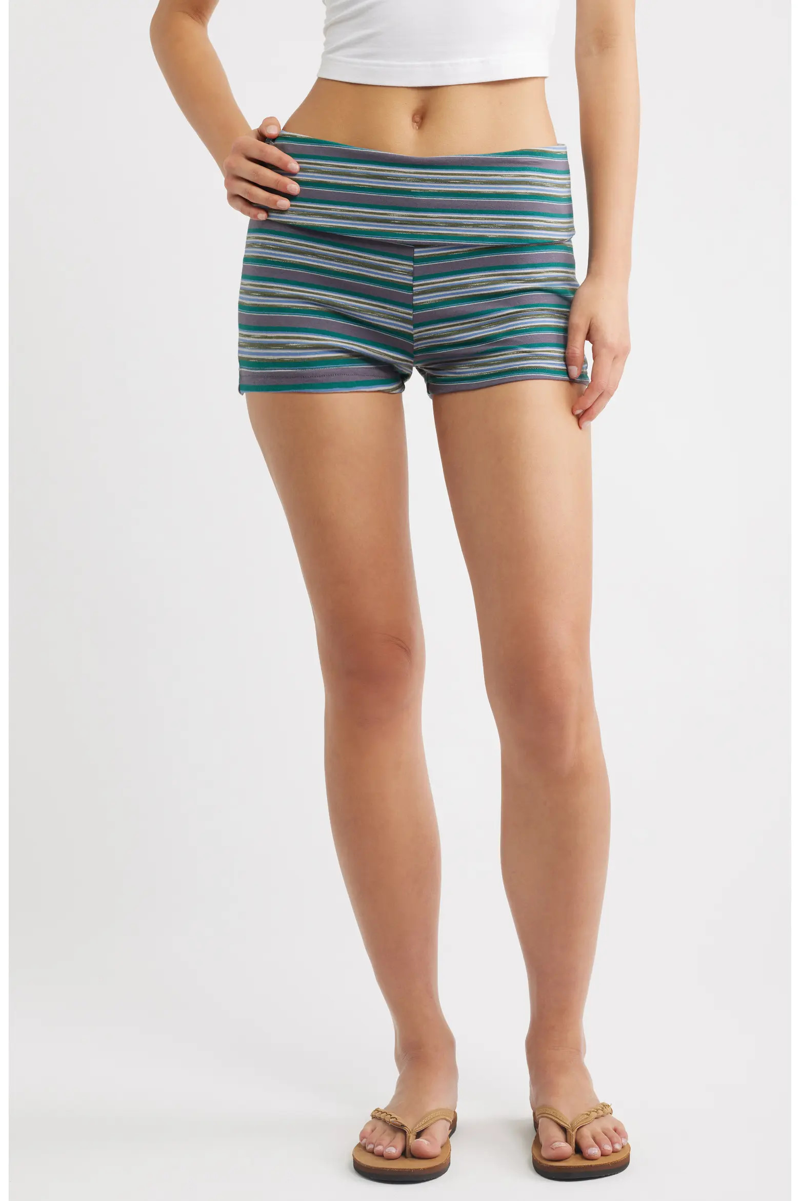 Kelsey Foldover MIni Shorts (Women) | Nordstrom | Nordstrom