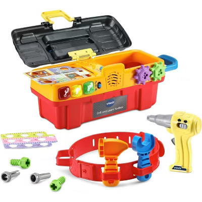 VTech Drill & Learn Toolbox™ Pro Play Construction Toys & Tools with Accessories | Target