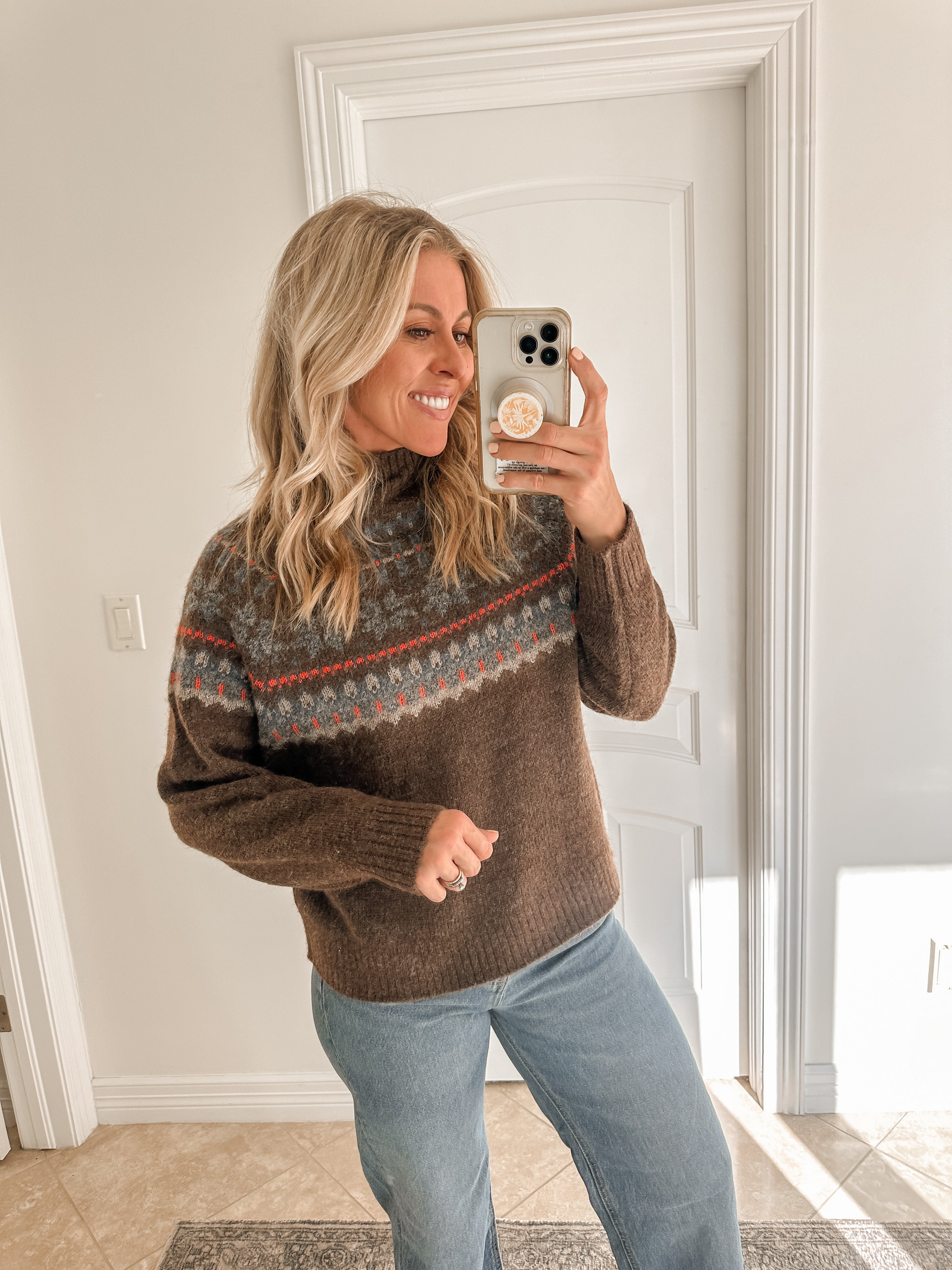 50% off today!! Wearing medium in this cozy holiday season sweater from old navy!

Sarah Joy, Christmas sweater, cozy, thanksgiving outfit 

#LTKFindsUnder50 #LTKSeasonal