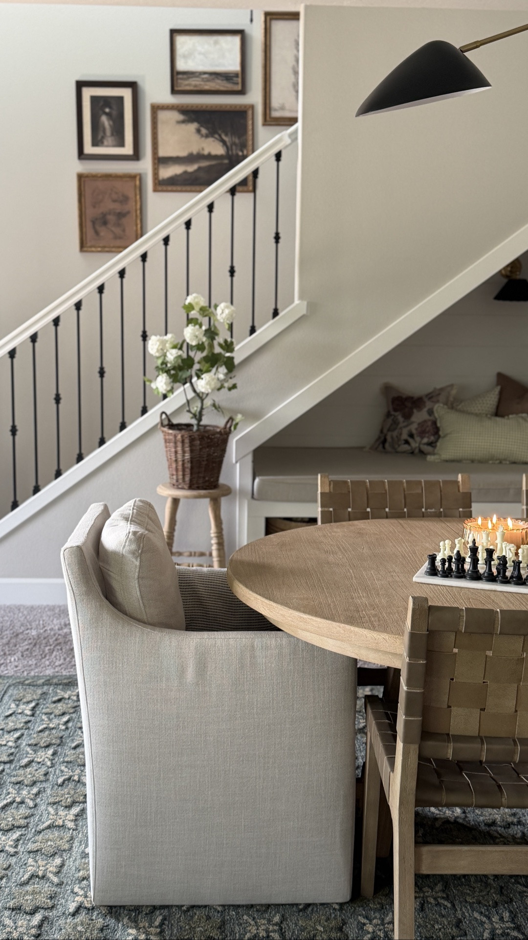 The texture on this rug! The new Forrest rug from @Joon Loloi x Heidi Caillier was calling my name and she’s perfect in our walk out basement. It’s thick and tufted and has the prettiest raised floral details. I love the warmth, coziness and color it added to our dining area.

#LTKHome