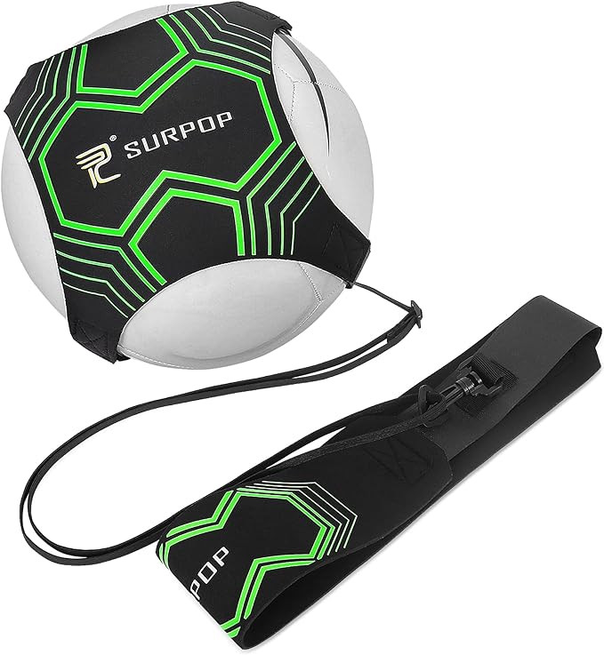 Soccer/Volleyball/Rugby Trainer, Football Kick Throw Solo Practice Training Aid Control Skills Ad... | Amazon (US)