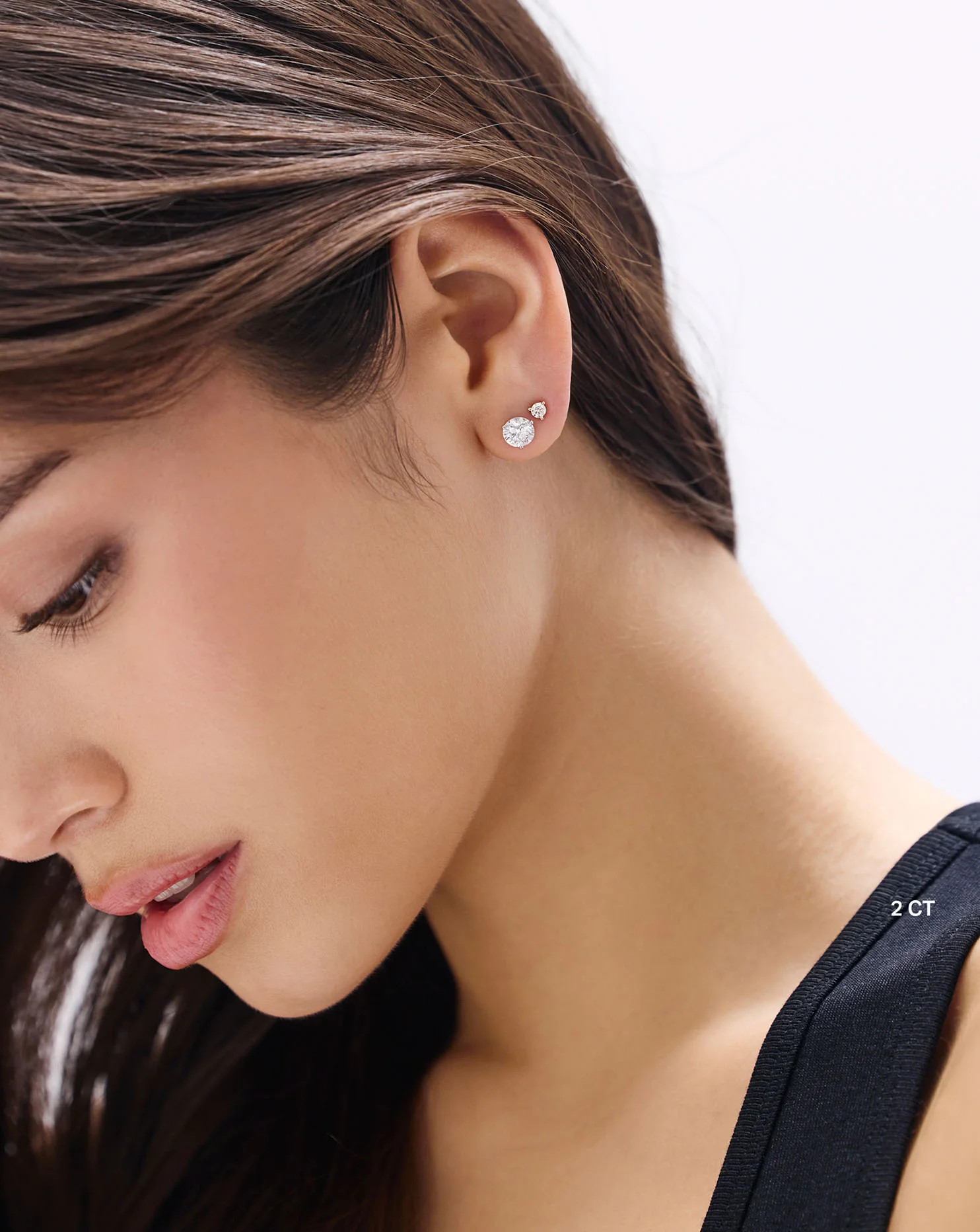 Round Lab Diamond Studs | Ring Concierge