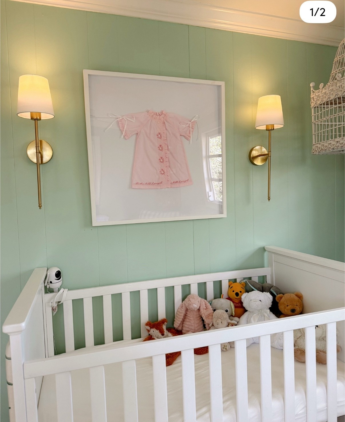 Shadow box and sconces 🤍