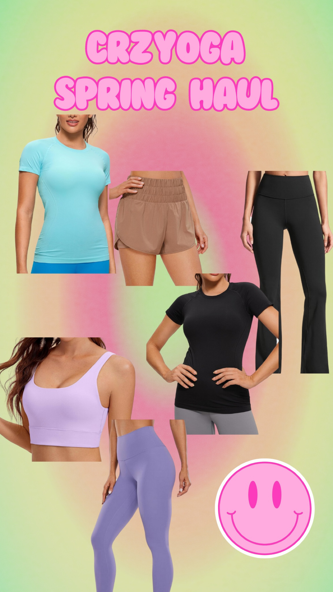 Pieces from my CRZ YOGA spring haul try on video! 

⭐️ bra top - the U shape is so flattering! The padding is so much better than most sports bras, but you can remove it if padding isn’t your thing. SO SO SOFT 
⭐️ shorts - these are so flowy and come in so many colors! There is a pocket on one side to hold keys, or your phone
⭐️ flare leggings - these are incredibly soft and so comfy 
⭐️ seamless shirts - LULU DUPE for sure. They are so flattering and moisture wicking! 
⭐️ ultra compression leggings- for my postpartum or c section mamas… this one is for you! 💋 



#LTKActive #LTKGiftGuide #LTKfitness