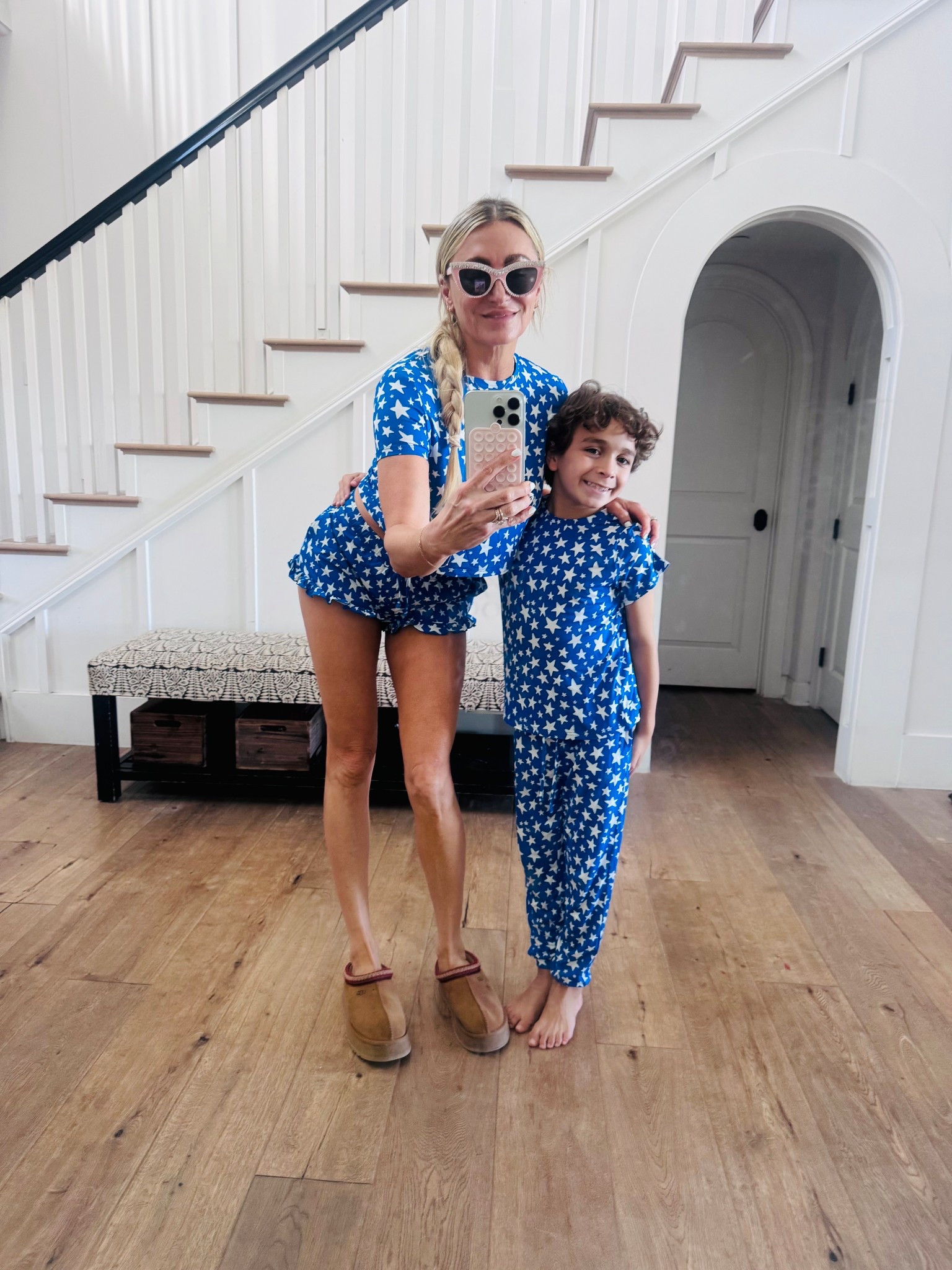 First family matching pajamas and bonnets! Use code BRODY15 at checkout 

#LTKFindsUnder100 #LTKKids #LTKFamily