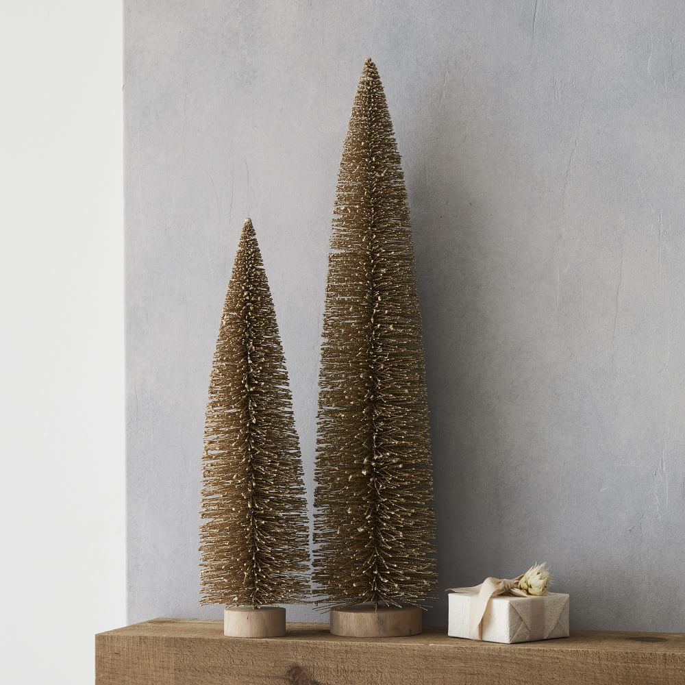 Champagne Bottle Brush Trees | West Elm (US)