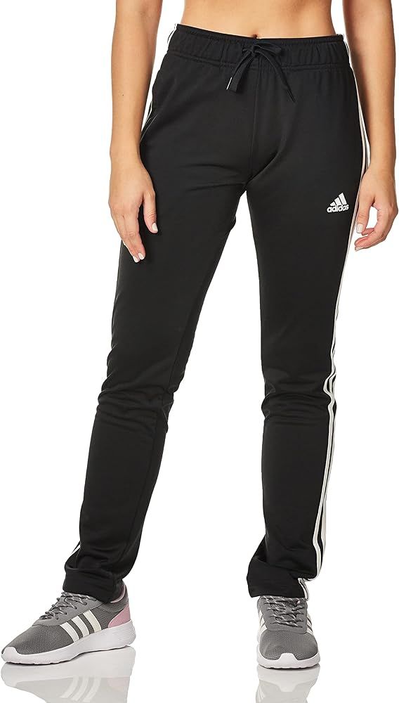 adidas Women's Warm-up Tricot Regular 3-Stripes Track Pants | Amazon (US)