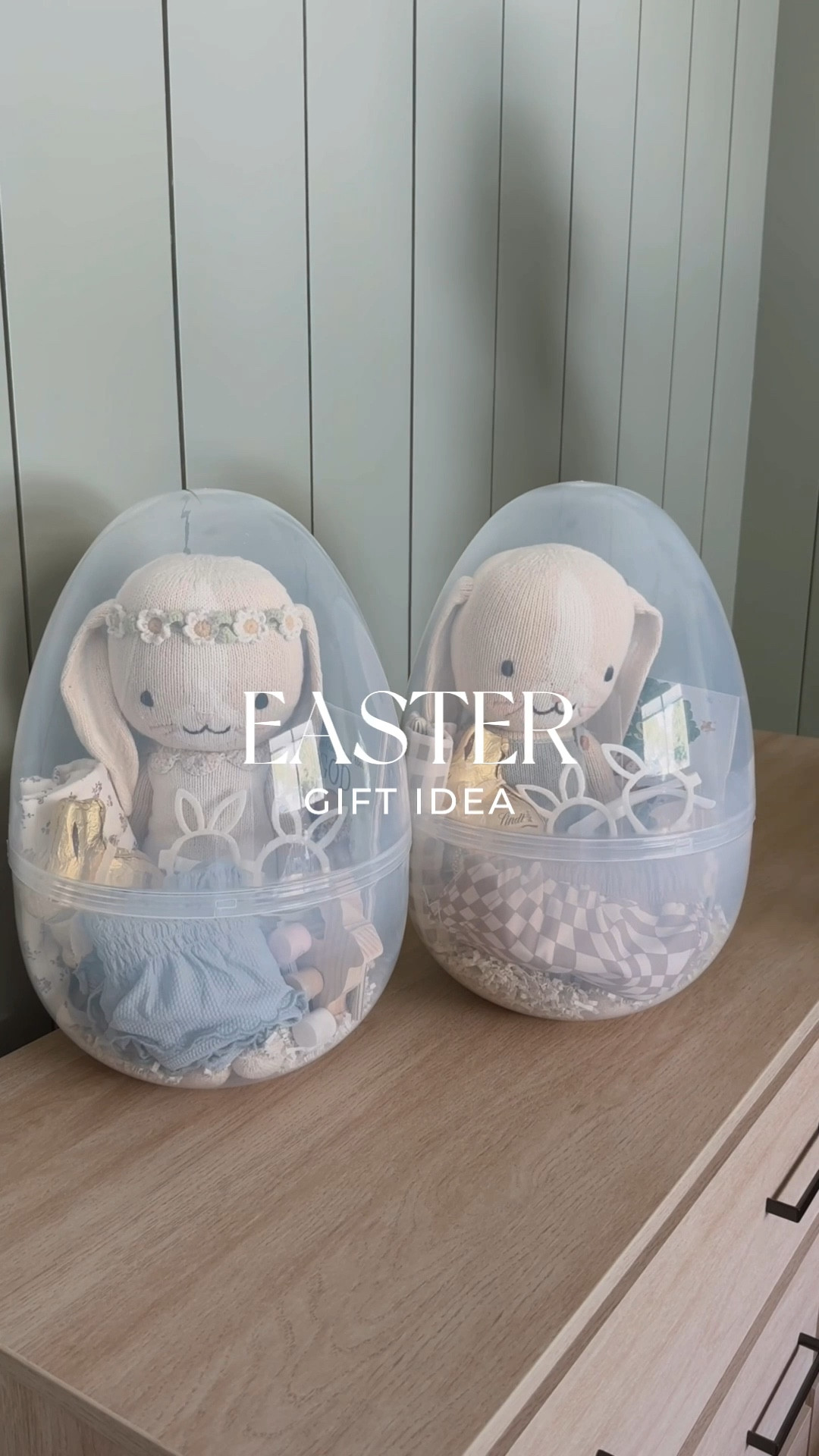 Easter gift idea 🐇

My Viral  $6 jumbo clear Easter eggs are back this year🤍 🥰 they’re perfect for gifts! They fit so much and can be fully personalized to fit any color scheme or theme you like.
They close securely with little snaps & are probably my favorite Easter find this year
Save by clicking the bookmark or share with friends if you love it 🤍🐇🐰

#easter #easteregg #eastergift #kidseastergift #easterbasket #eastergifts #easter2025 #egg #clearegg #walmart #walmartkids #toddler #girls #boys #bunny #kidsgifts 

#LTKFamily #LTKWatchNow #LTKSeasonal