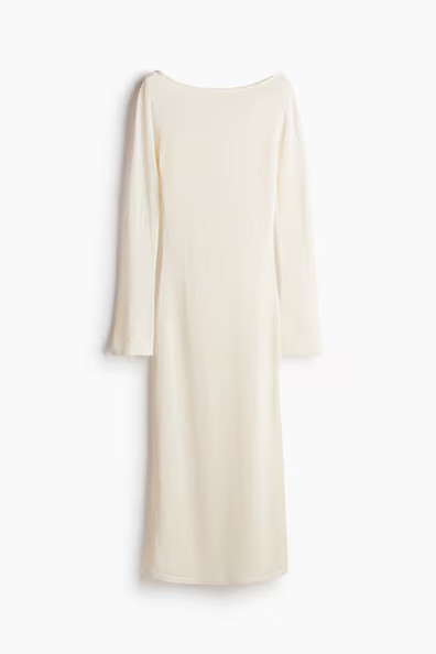 H & M - Strickkleid aus Seidenmix - Weiß - Damen | H&M (DE, AT, CH, NL, FI)
