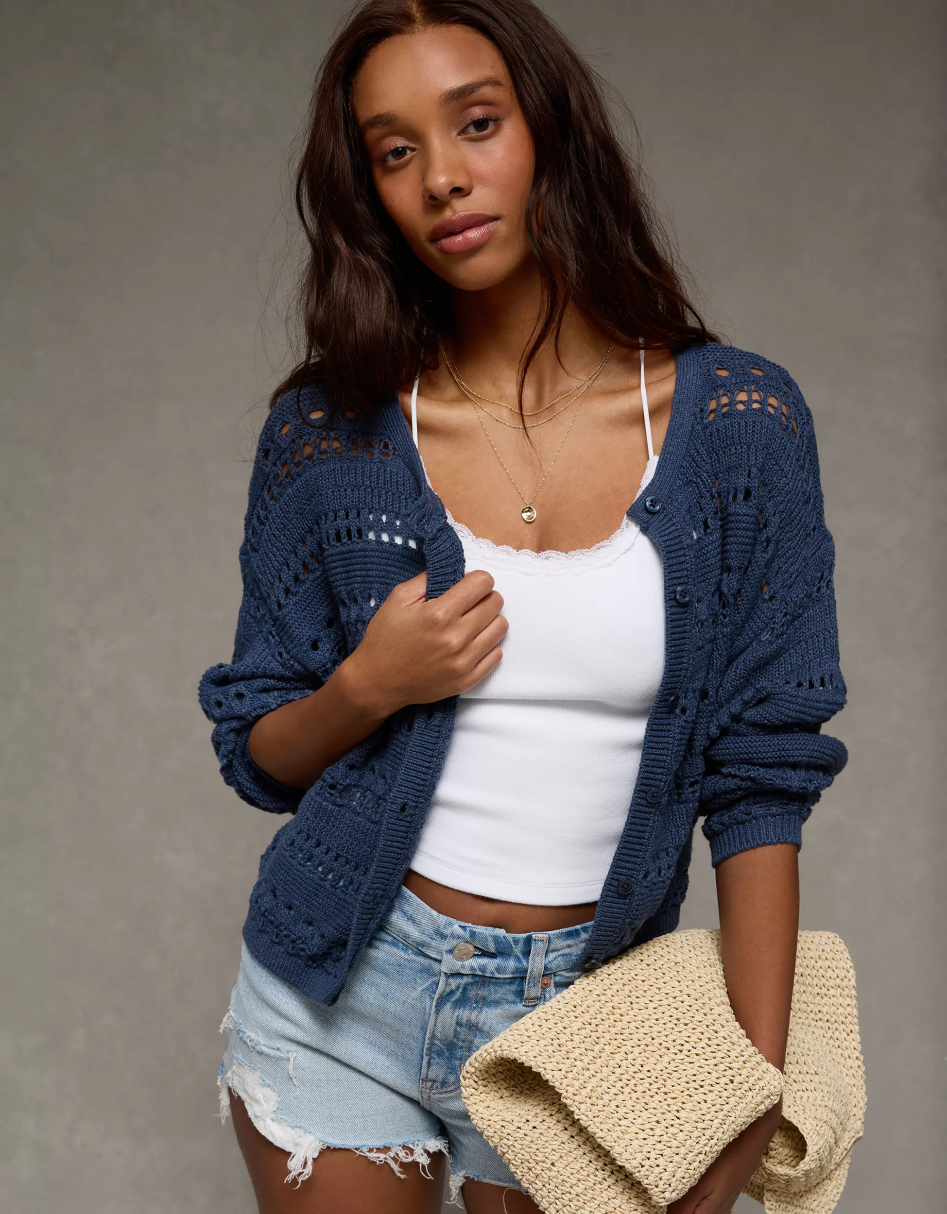 AE Open Stitch Cardigan | American Eagle Outfitters (US & CA)