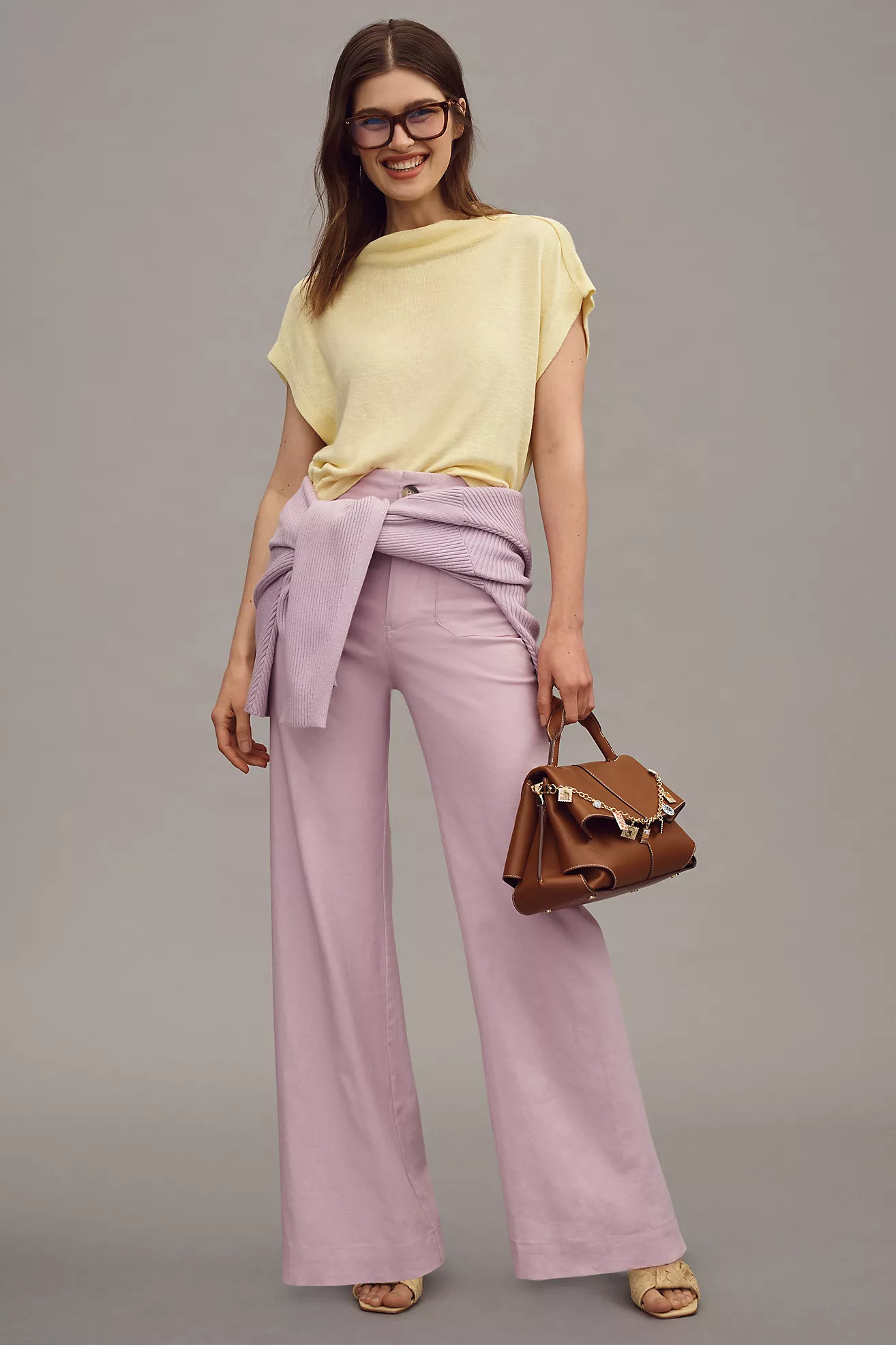 The Colette Full-Length Wide-Leg Pants by Maeve: Beachy Linen Edition | Anthropologie (US)