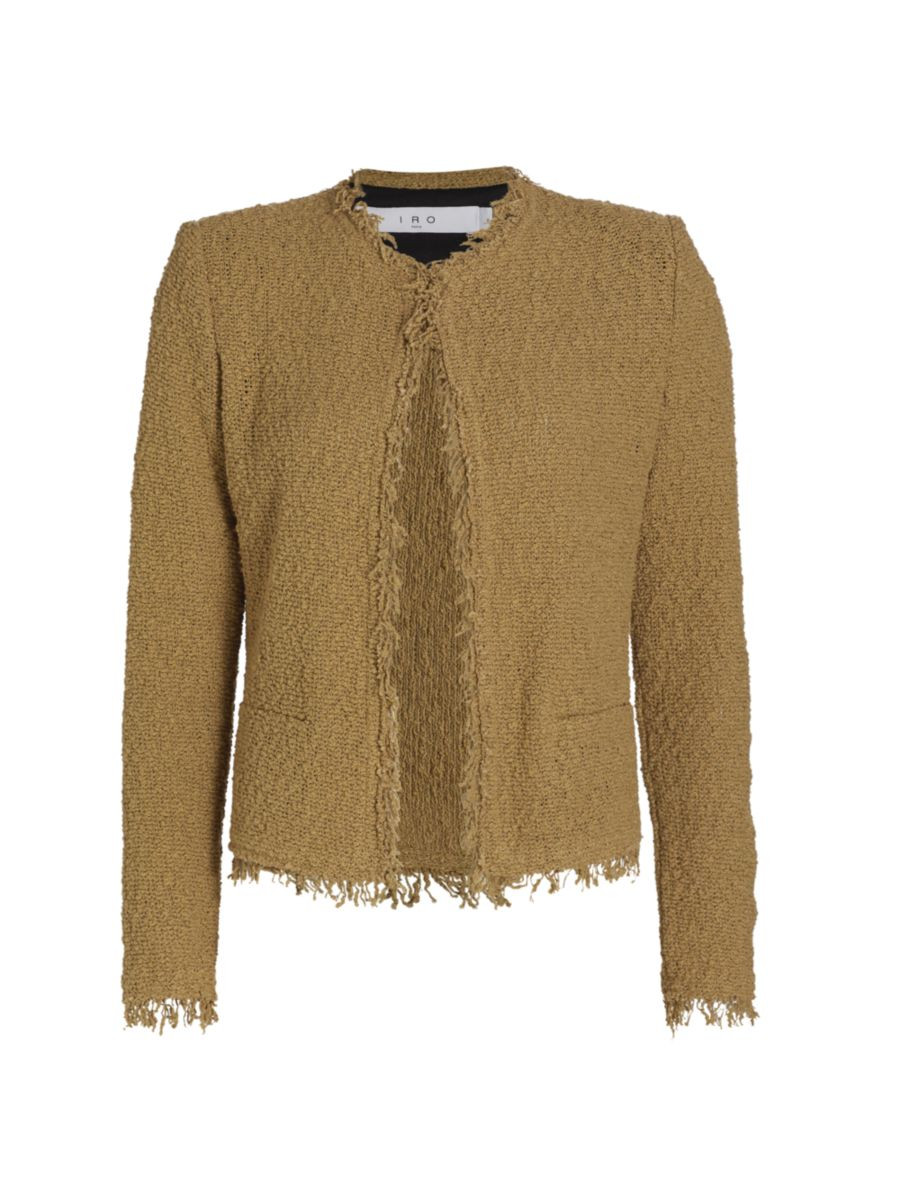 Shavani Cotton-Blend Boucle Jacket | Saks Fifth Avenue