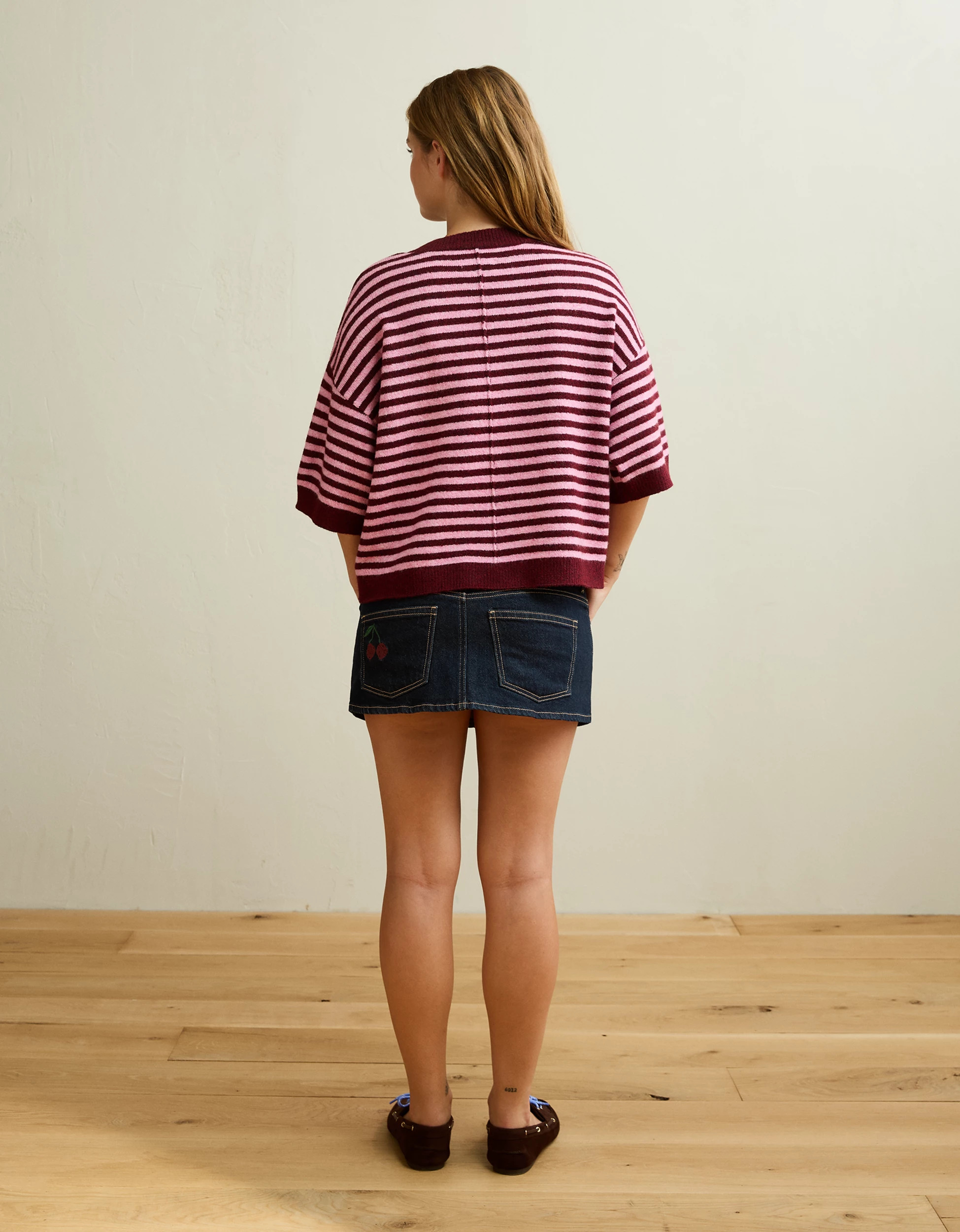 AE Whoa So Soft Short-Sleeve Sweater | American Eagle Outfitters (US & CA)