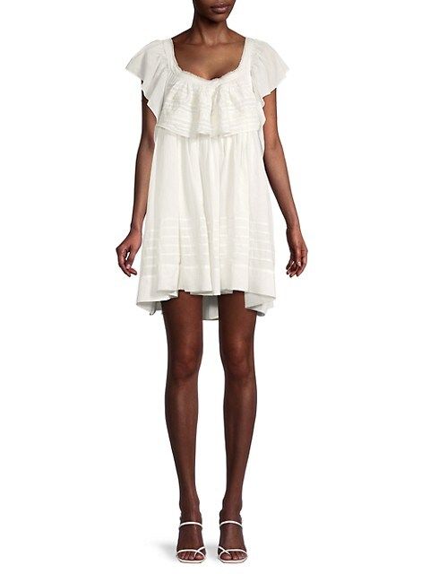 Hailey Ruffled Mini Dress | Saks Fifth Avenue OFF 5TH