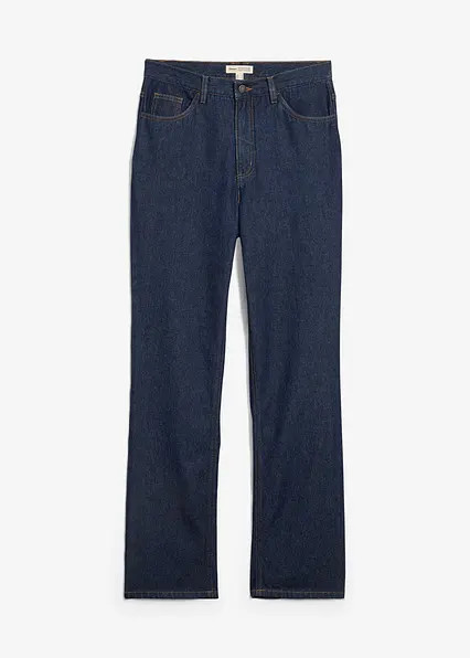 Straight-Jeans, High Waist, Long aus Bio-Baumwolle | Bonprix DE