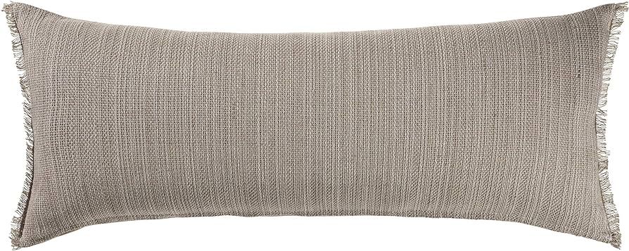 LR Home Polyester Neutral Tan Lumbar Throw Pillow, 1 Count (Pack of 1) | Amazon (US)