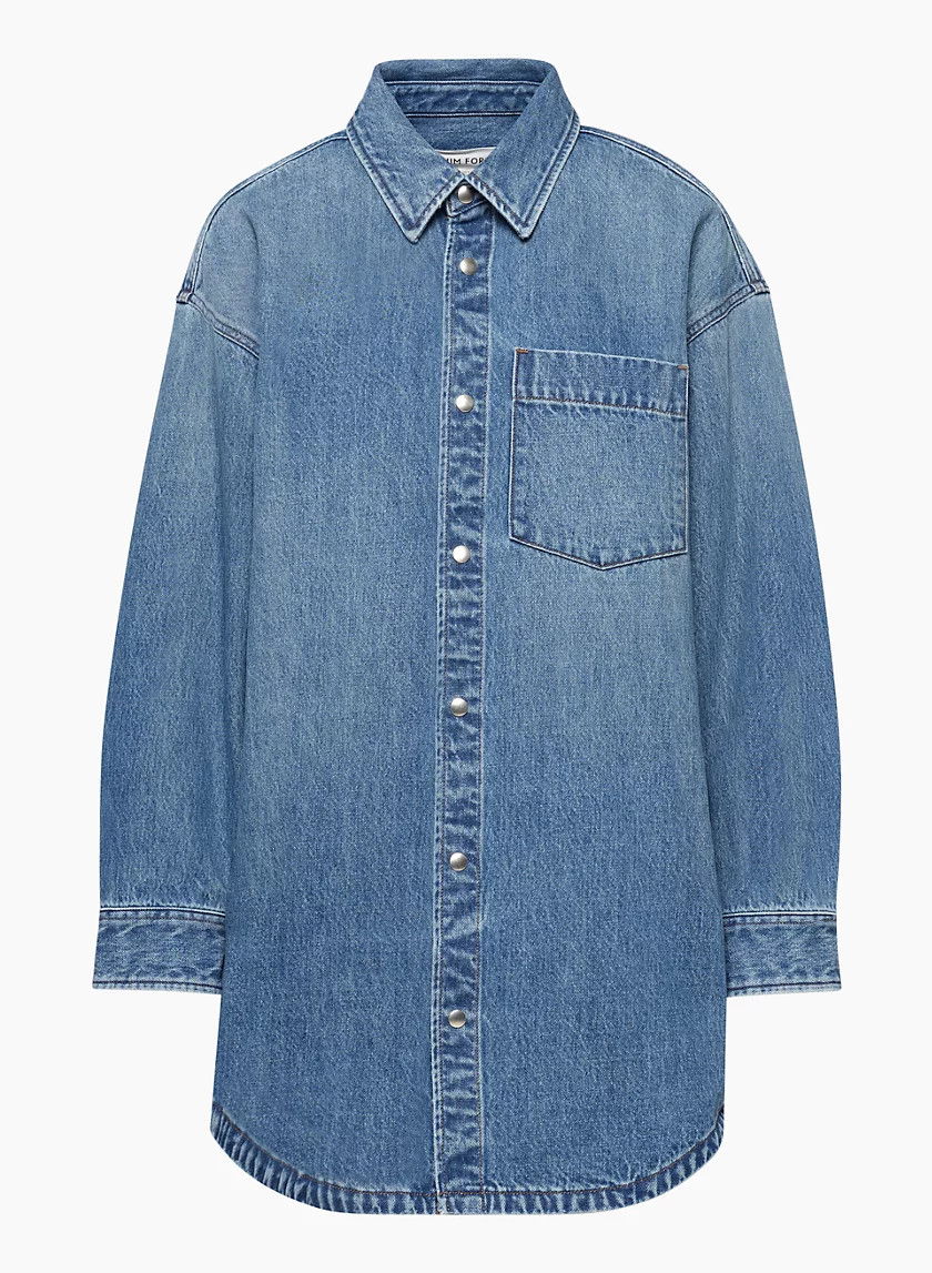 THE MAYA DENIM DRESS | Aritzia