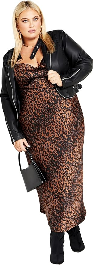 City Chic Women's Plus Size Dress Alani PRT | Amazon (US)