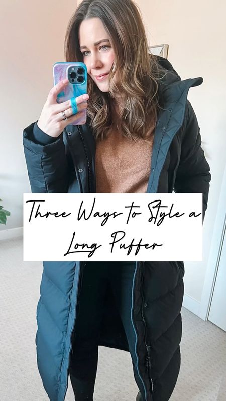 Sharing three easy ways to style a long puffer coat - casual, sporty, and dressy. Sure, winter may be half over, but we know it’s not really done in Canada. Mine is the @aritzia Super Puff long down coat, which is an investment, but I’ve found some other budget-friendly versions. This style is definitely necessary if you life up north like me, whether you’re commuting to work or shovelling the driveway (it’s a glamorous life, what can I say!). 

Happy Thursday friends! 

#LTKstyletip #LTKFind #LTKSeasonal