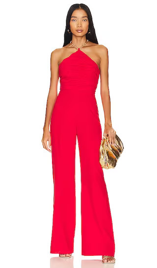 Rosalie Jumpsuit in Bright Red Jumpsuit Outfit Jumpsuit Dressy Jumpsuit Wedding Formal Jumpsuit | Revolve Clothing (Global)