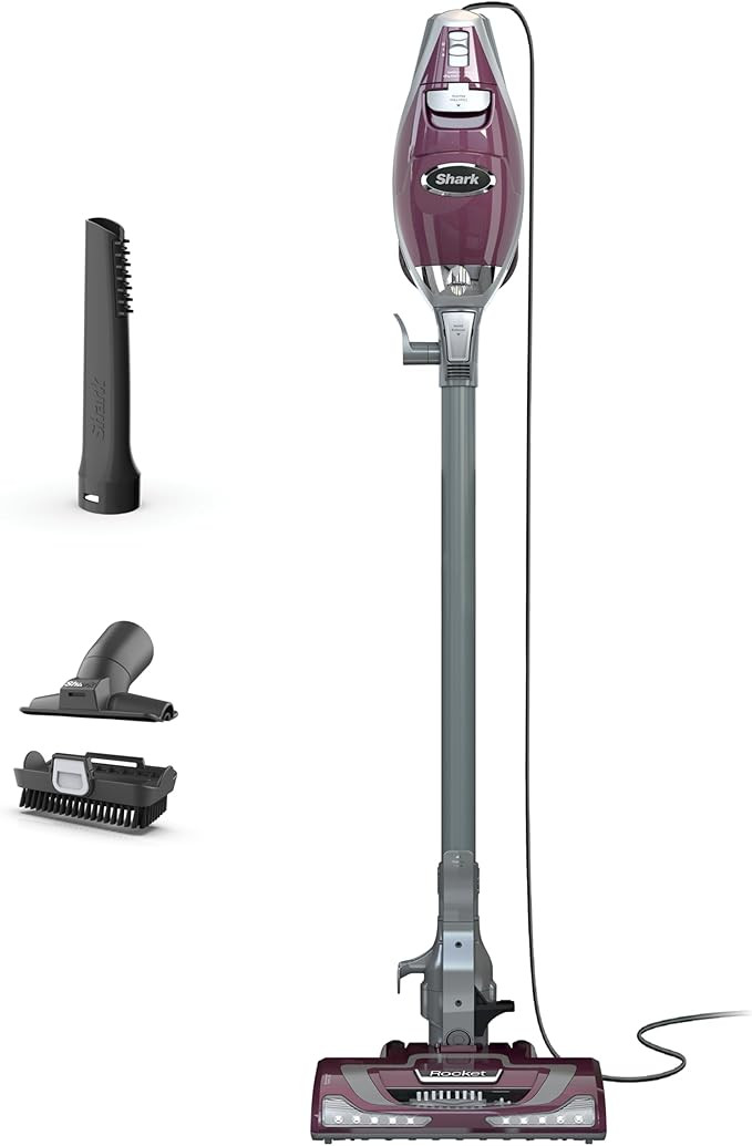 Shark HV322 Rocket Pet Plus Corded Stick Vacuum with LED Headlights, XL Dust Cup, Lightweight, Pe... | Amazon (US)