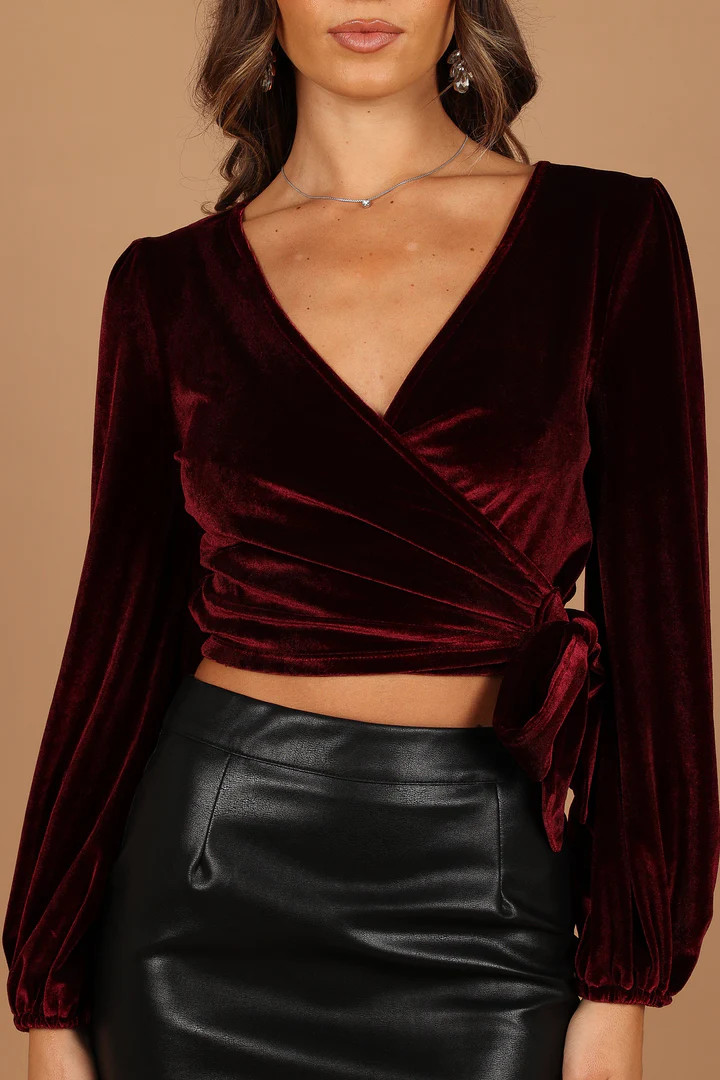 Nikki Top - Wine | Petal & Pup (US)