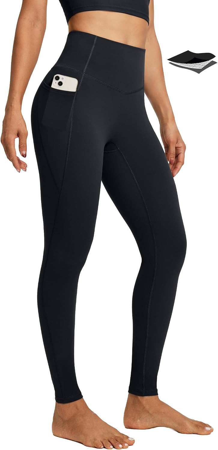 IUGA Workout Leggings with Pockets for Women Tummy Control Yoga Pants | Amazon (US)