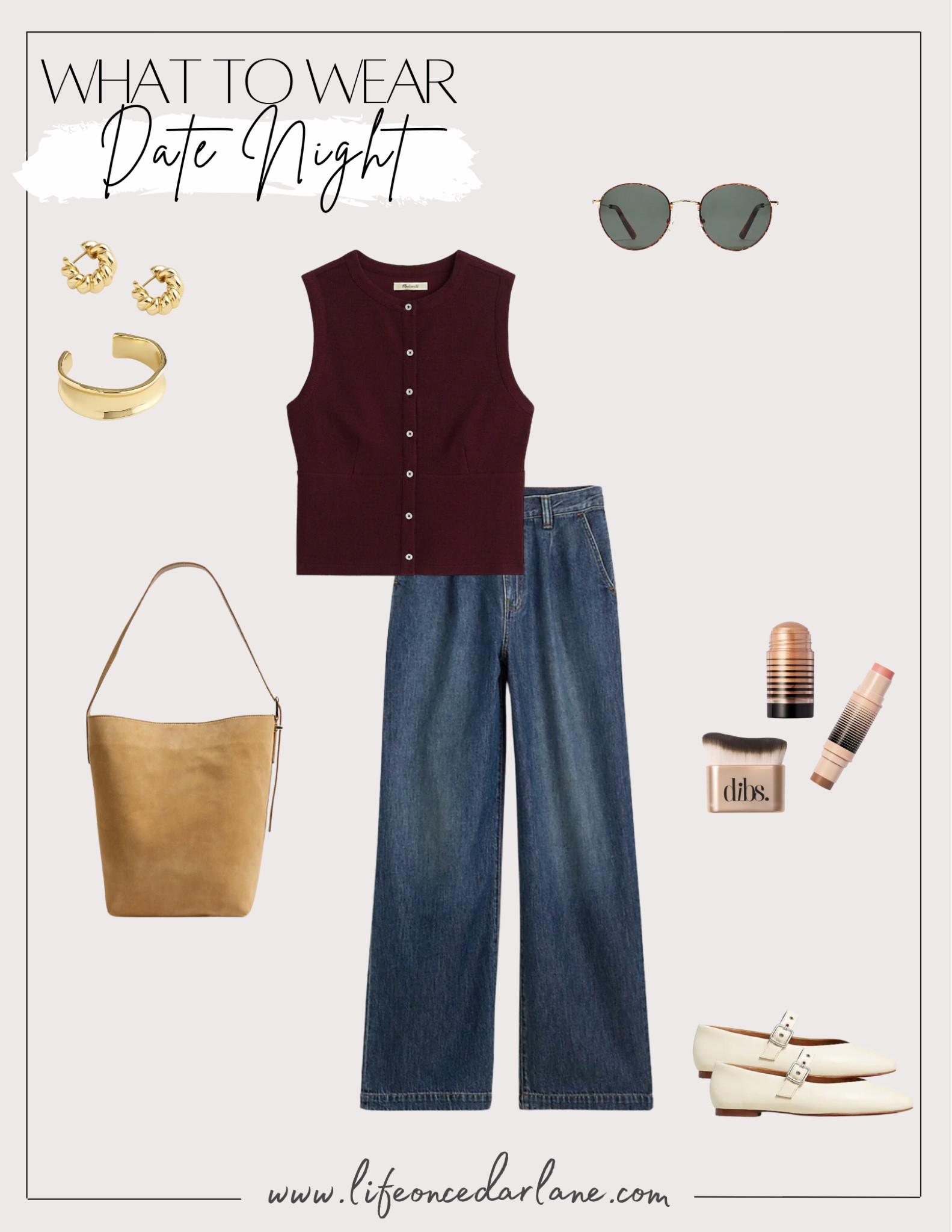 This date night look is from Madewell and so cute for fall!

#fallfashion #jeans #suedebag


#LTKSaleAlert #LTKOver40 #LTKFindsUnder100
