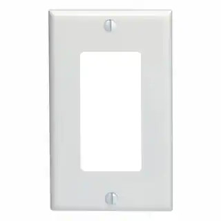 1-Gang White Decora/Rocker Plastic Standard Wall Plate (10-Pack) 80401-WMP | The Home Depot