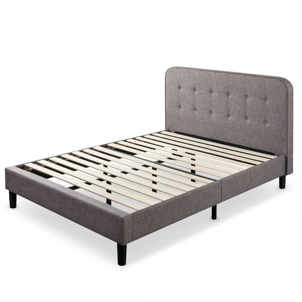 Bierman Tufted Upholstered Low Profile Platform Bed | Wayfair North America