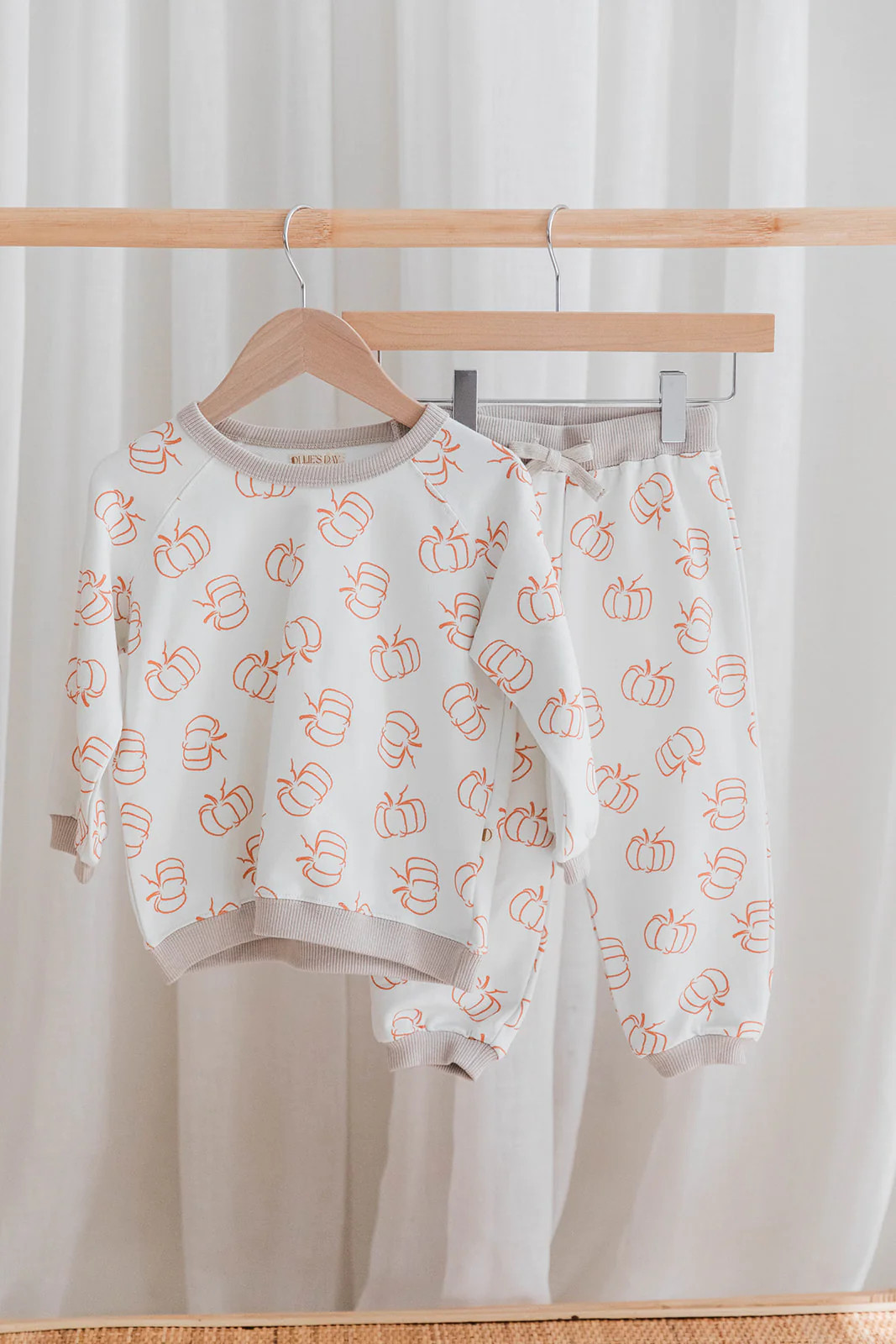 Baby & Toddler Pumpkin Sweat Set | Cozy Fall Outfit | Ollie's Day