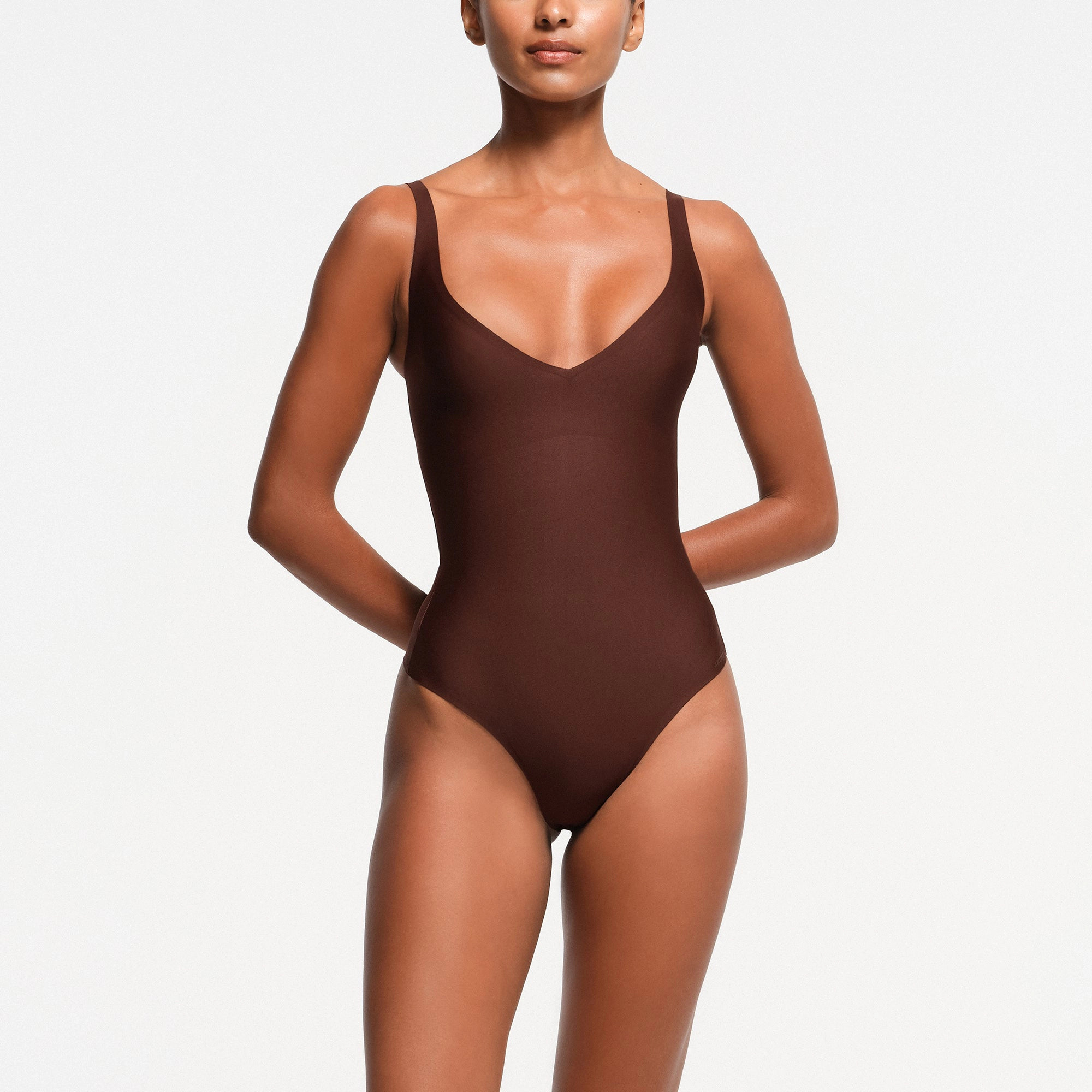 CORE SCULPT PLUNGE THONG BODYSUIT | SKIMS (US)
