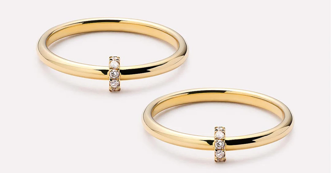 Double Diamond Link Ring | Ana Luisa