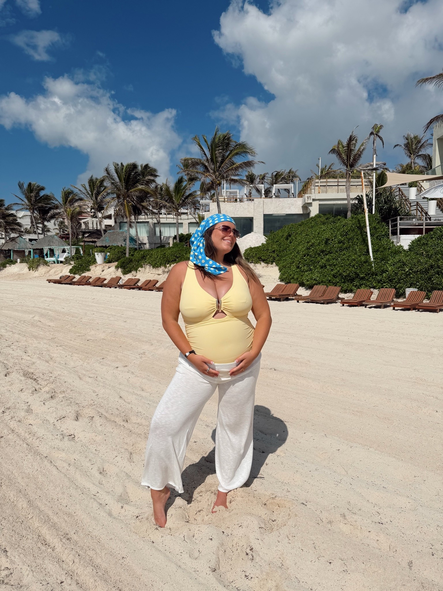 Beach outfit curvy & pregnant! Swim 3X. Bottoms XXL!

#LTKBump #LTKTravel #LTKSwim