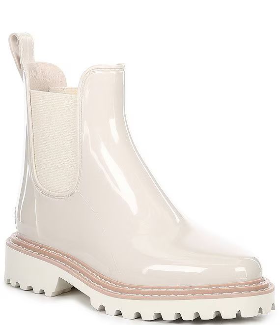 Stormy H2O Patent Water Resistant Lug Sole Chelsea Booties | Dillards