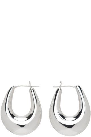 Silver Large Etruscan Earrings | SSENSE