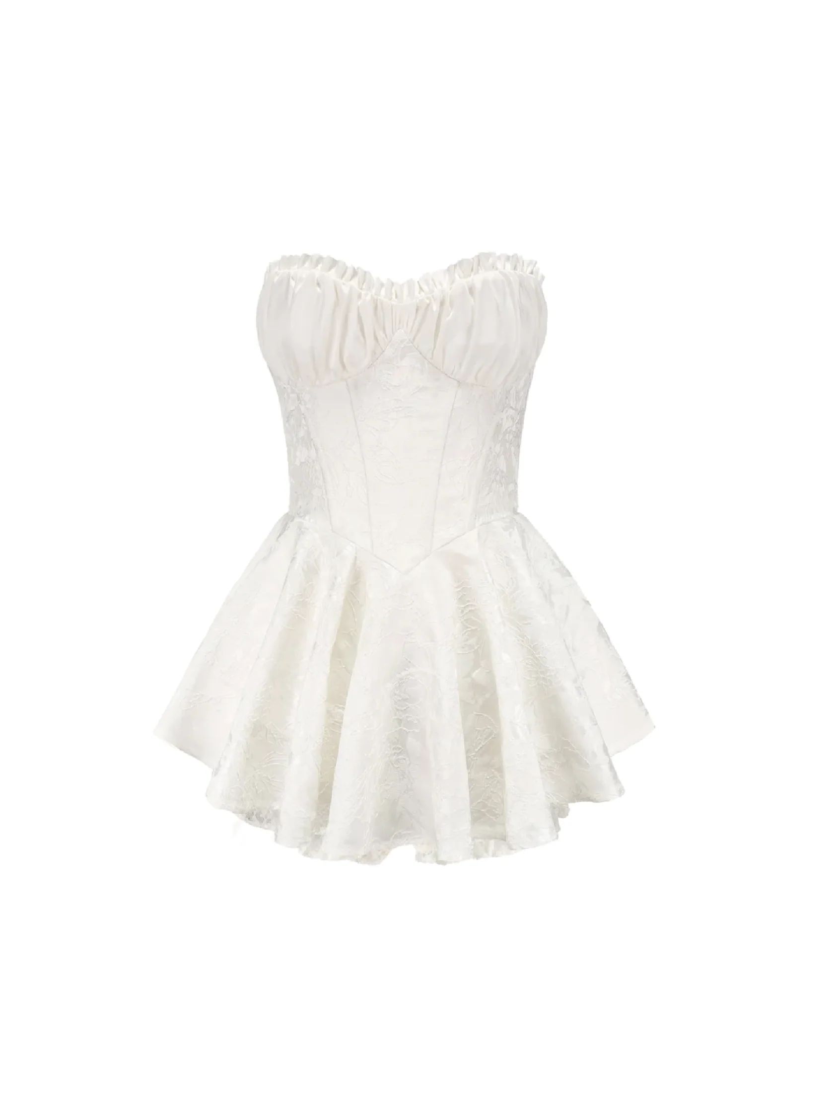 Airina Dress White | Nana Jacqueline Designer Wear | Nana Jacqueline
