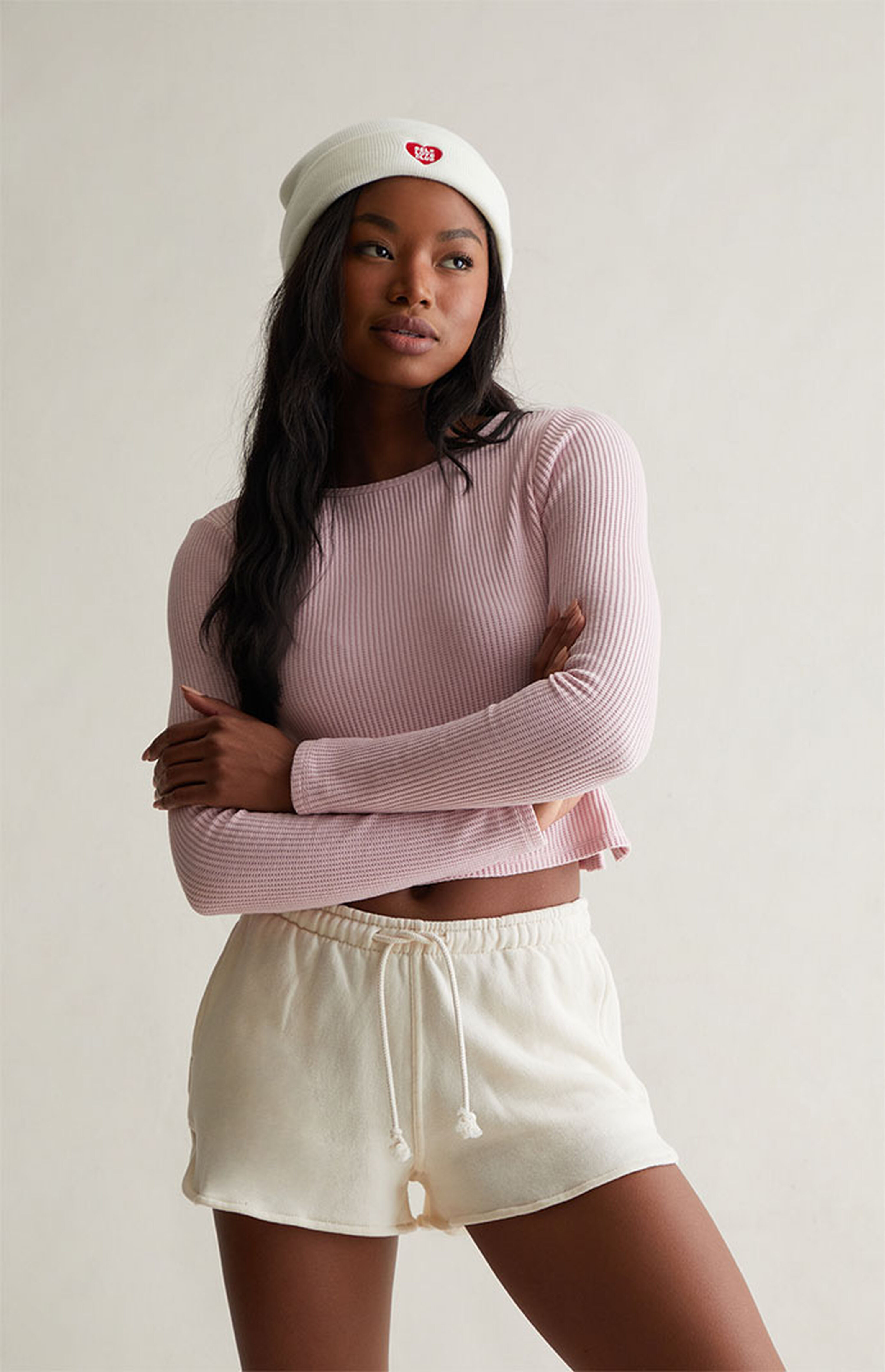 Est. PAC 1980 Waffle Knit Long Sleeve Top | PacSun