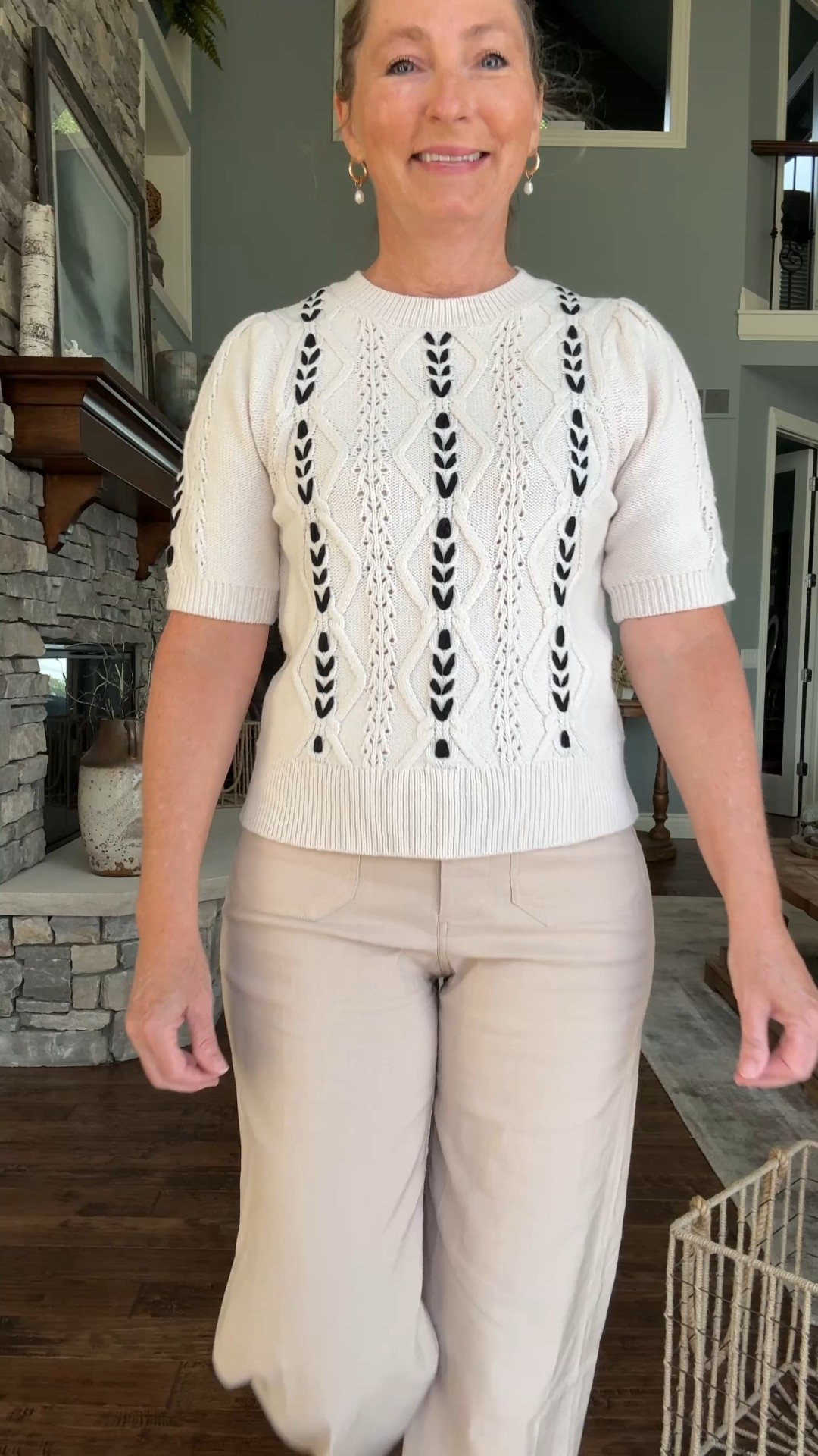 This is such a classic, classy looking sweater! I saw a women wearing it to dinner one night in the last cruise I went on and I remember thinking how unique it was! It is now on sale for $35. It is a very quality feeling sweater and fits true to size. Pair it with a black bottom or jeans for a more casual look. 
Shop this sweater through the link in my instagram bio or on the post page of my YouTube channel 

#LTKFindsUnder50