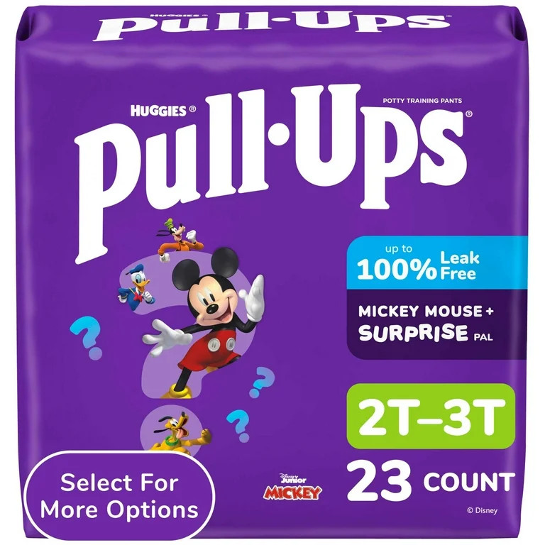Pull-Ups Boys' Potty Training Pants, 2T-3T (16-34 lbs), 23 Count (Select for More) | Walmart (US)