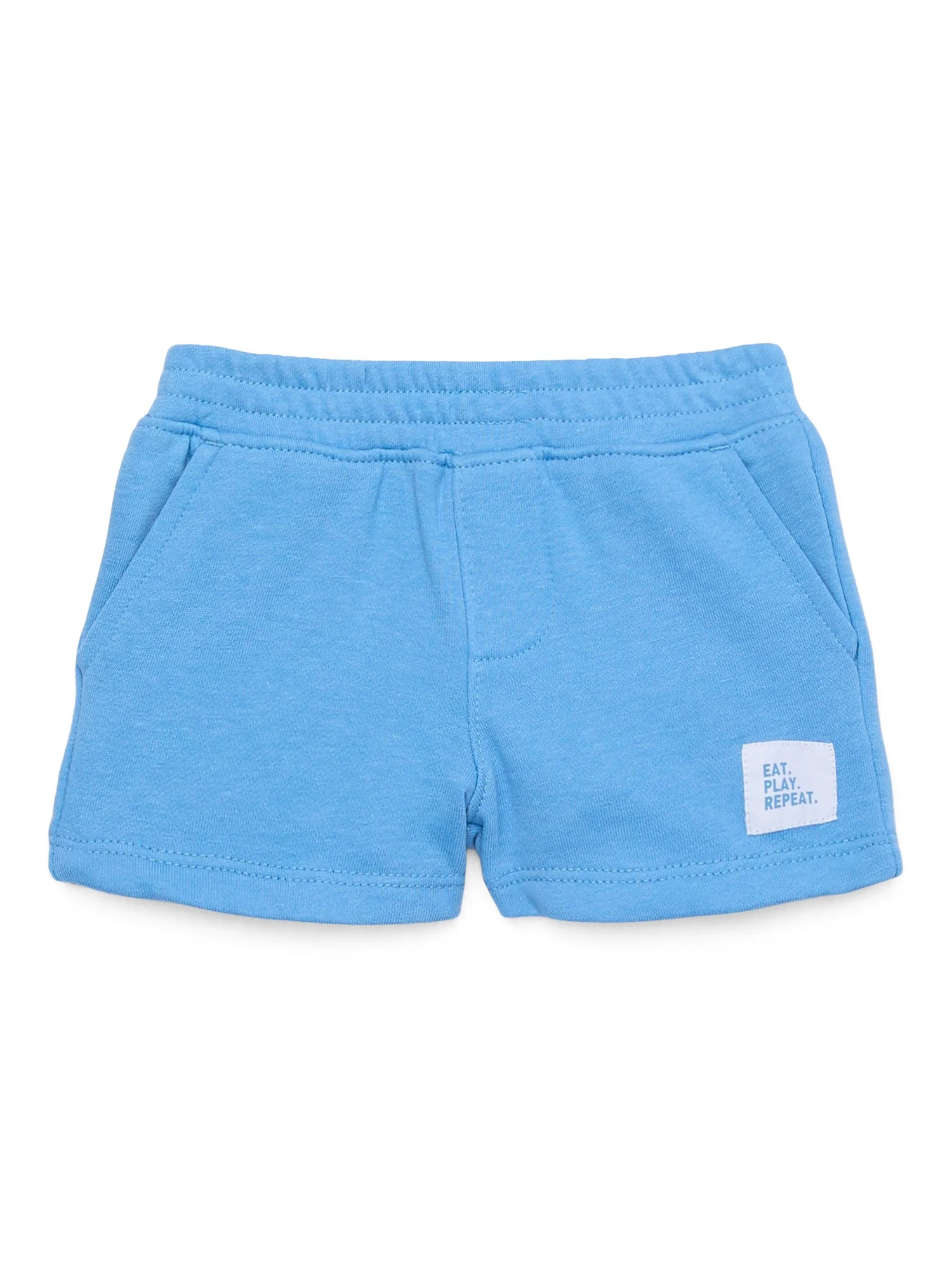 Garanimals Baby French Terry Solid Shorts, Sizes 0-24 Months | Walmart (US)