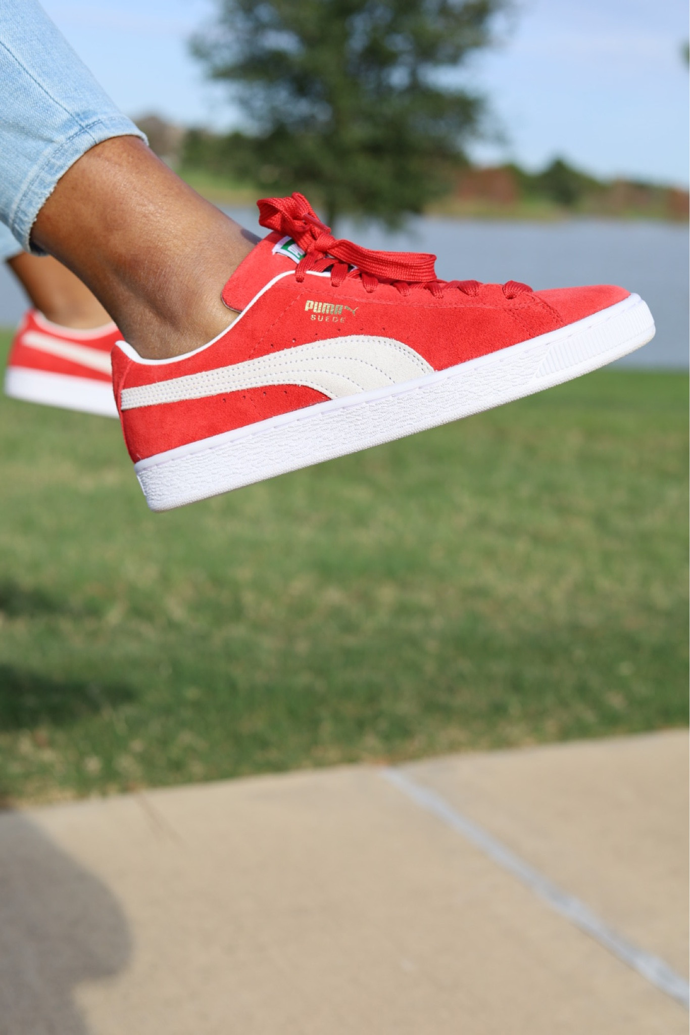Puma suede classics in RED. Puma! Sneakers! Red! 

#LTKtravel #LTKunder100 #LTKSeasonal