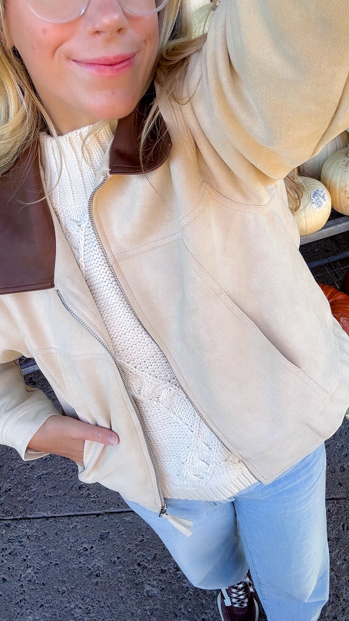 Amazon outfit casual outfit dropoff outfit pickup outfit mon style mom fashion mom outfits suede jacket coat outerwear sweater madewell jeans denim sneakers 

#LTKFindsUnder50 #LTKStyleTip #LTKFindsUnder100